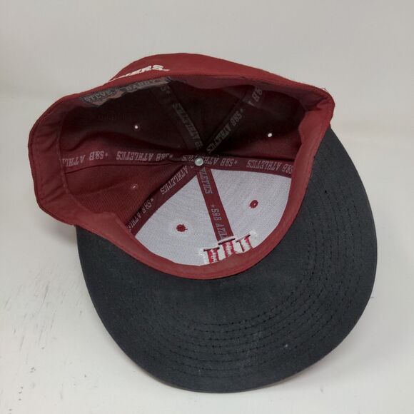 Steve & Barry's IU Indiana Hoosiers Strapback Hat Red 7 1/8 Embroidered Logo - Picture 8 of 10